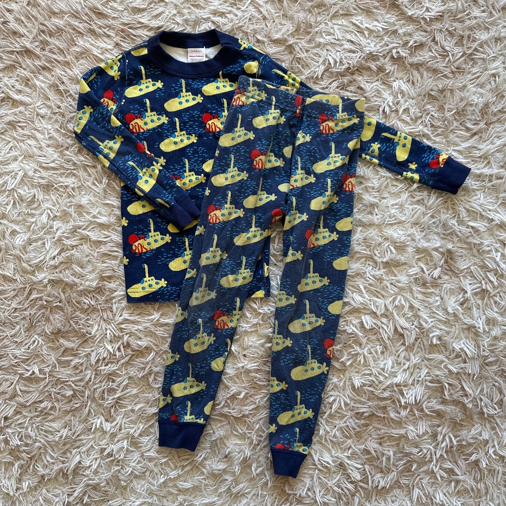 Hanna Andersson Submarine Pajamas Size 5 110